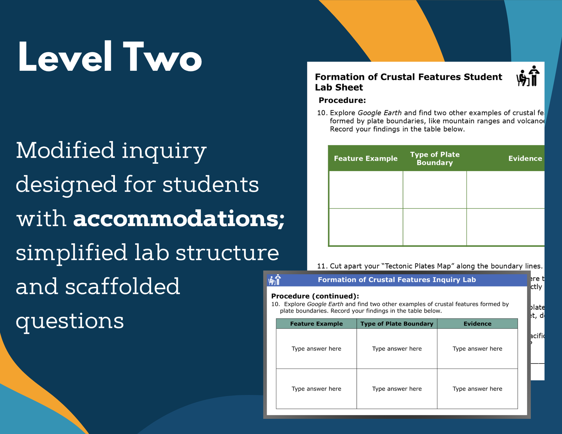 Formation of Crustal Features Digital Inquiry Lab - MS 6-8