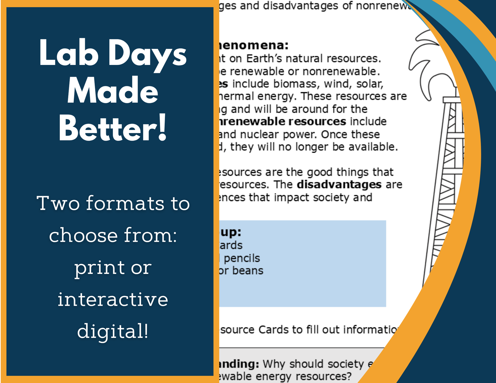 Energy Resources Digital Inquiry Lab - MS 6-8