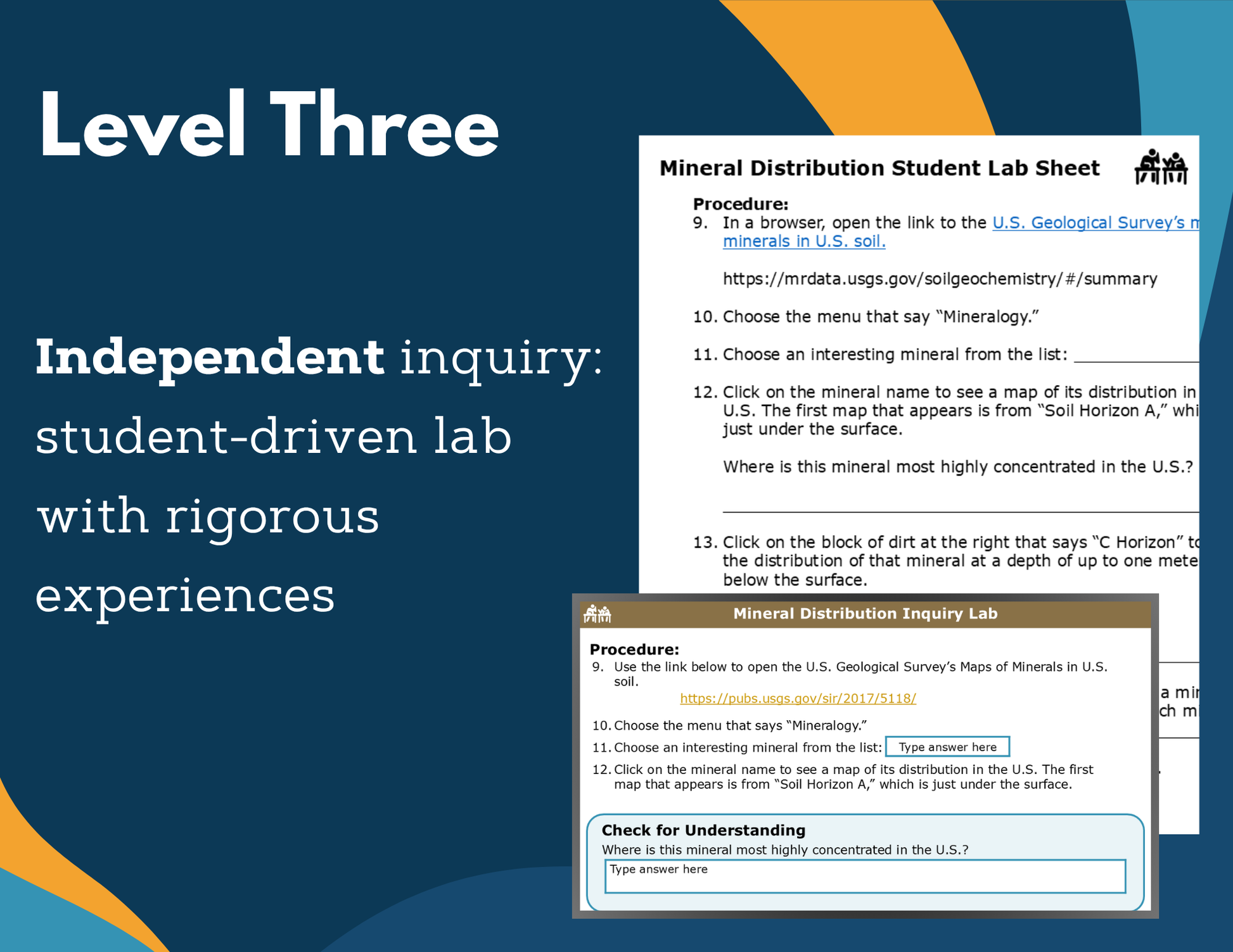 Mineral Distribution Digital Inquiry Lab - NGSS MS ESS3-1