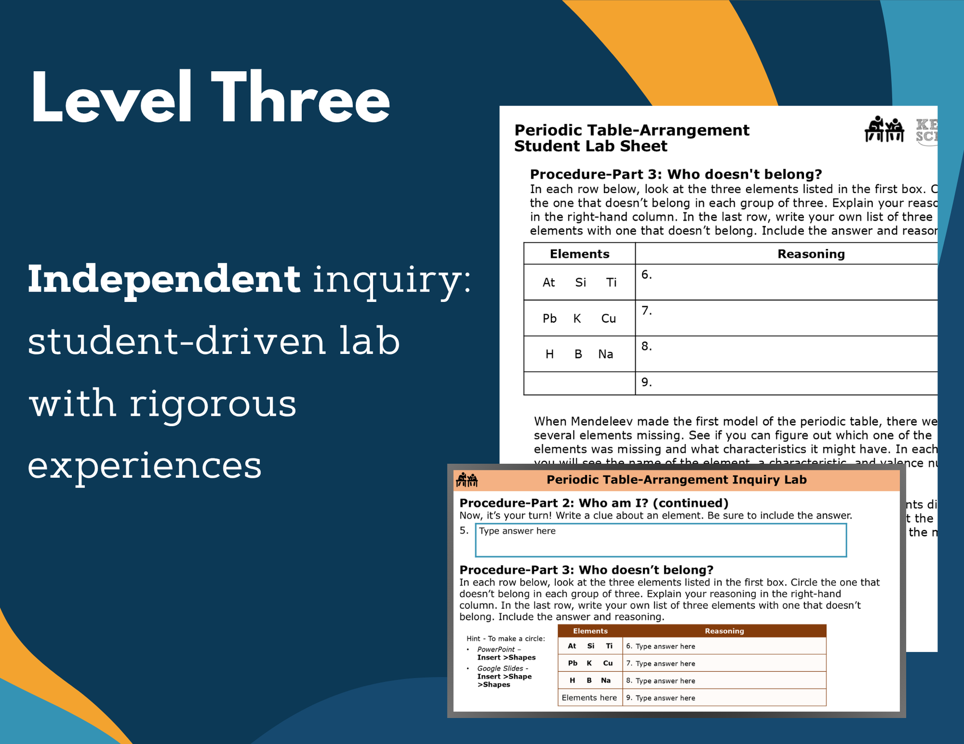 Periodic Table - Reactivity Digital Inquiry Lab - MS 6-8