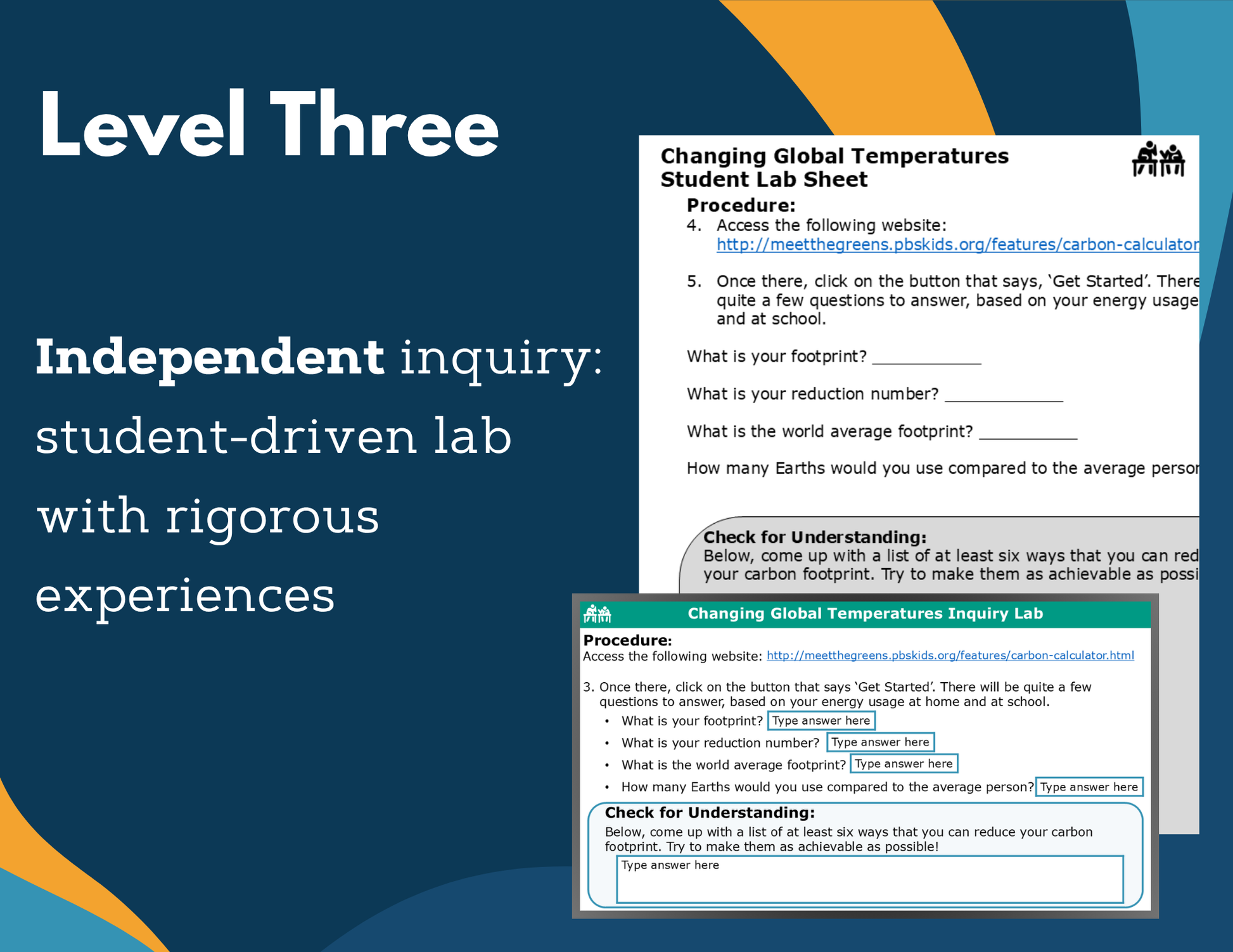 Changing Global Temperatures Digital Inquiry Lab - NGSS MS ESS3-5