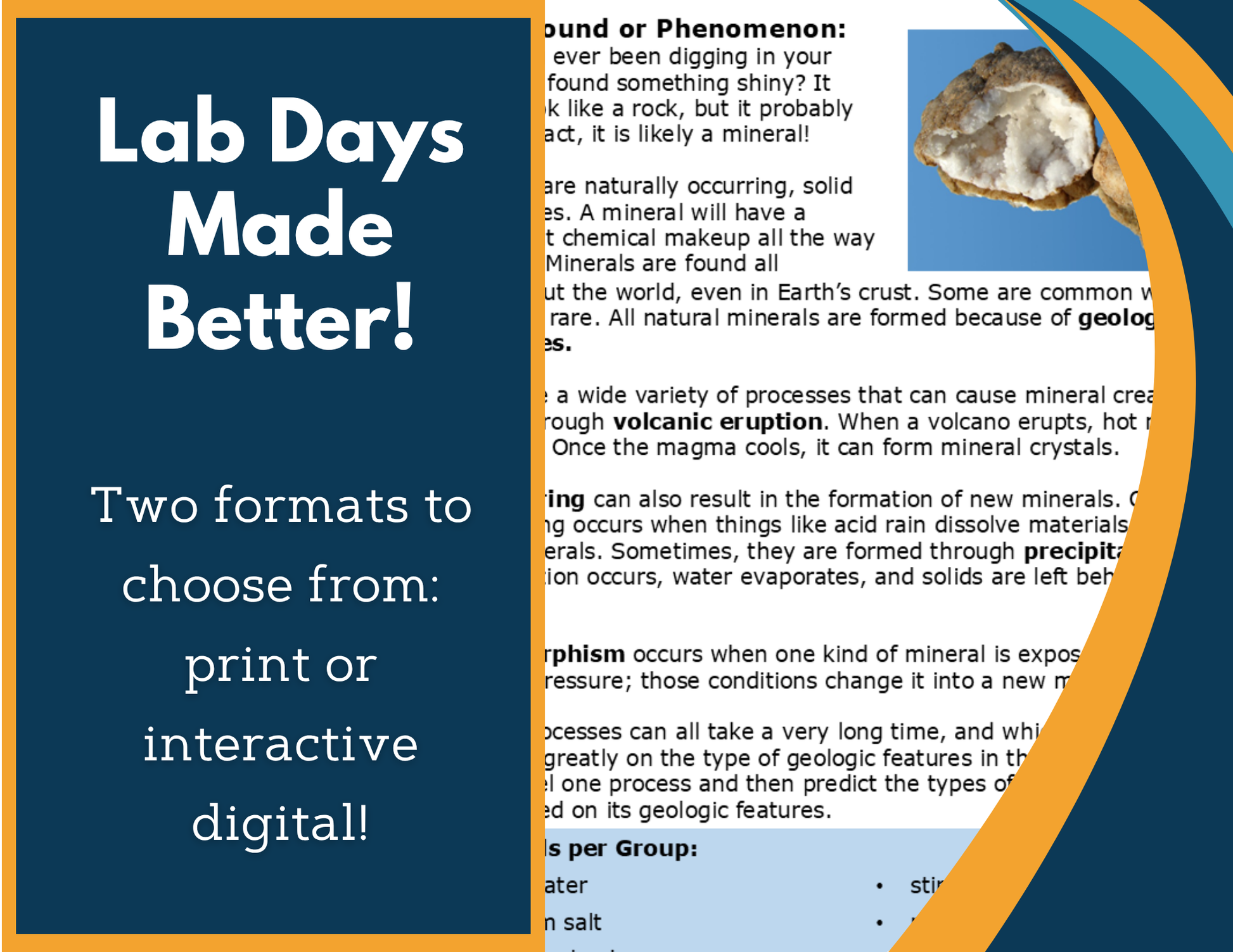 Mineral Distribution Digital Inquiry Lab - NGSS MS ESS3-1