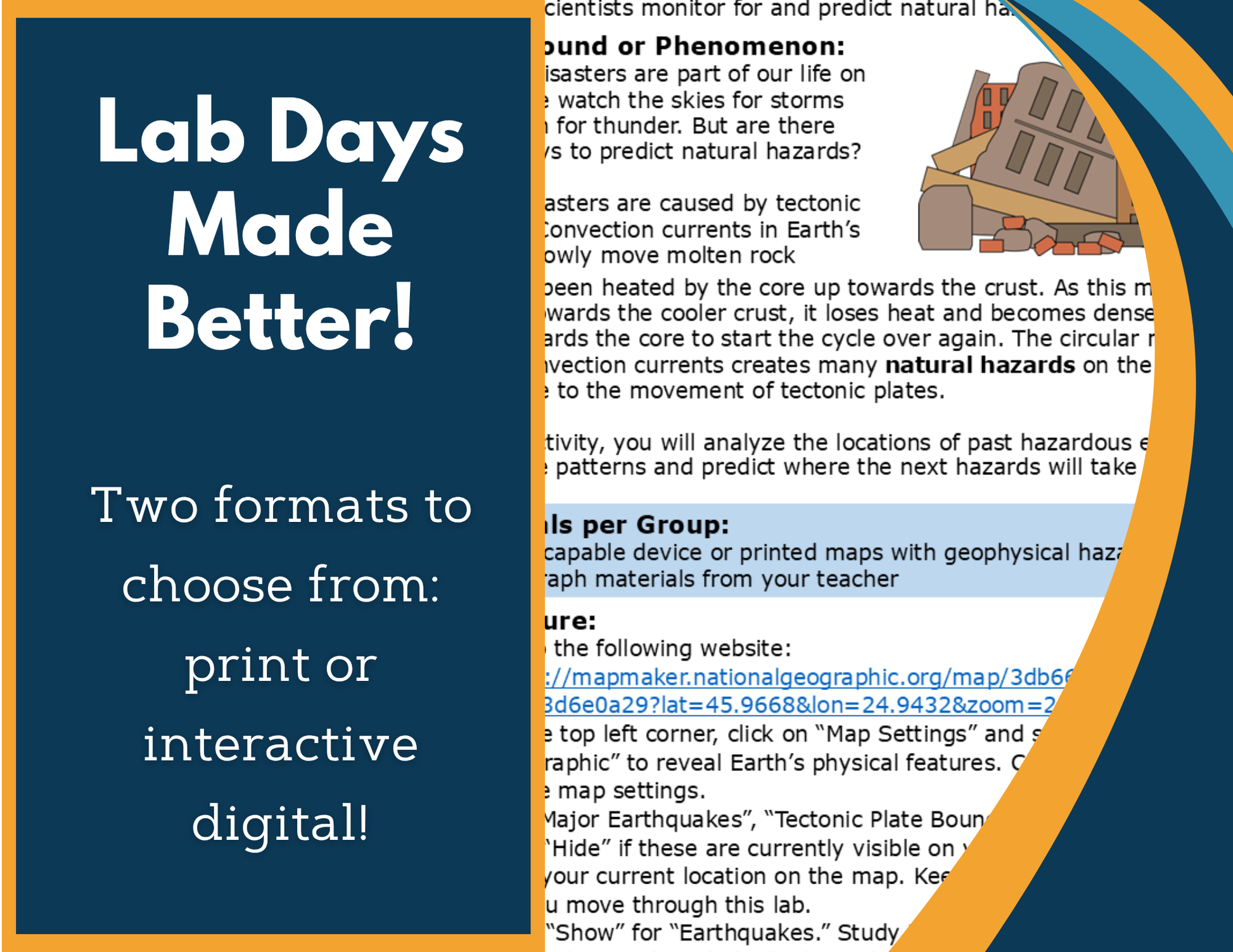 Forecast Catastrophic Events Digital Inquiry Lab - NGSS MS ESS3-2