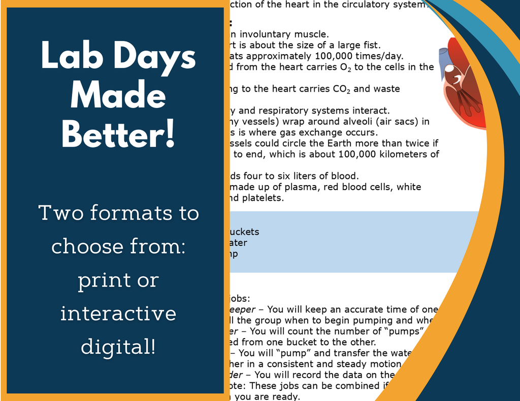 Circulatory System Digital Inquiry Lab - MS 6-8