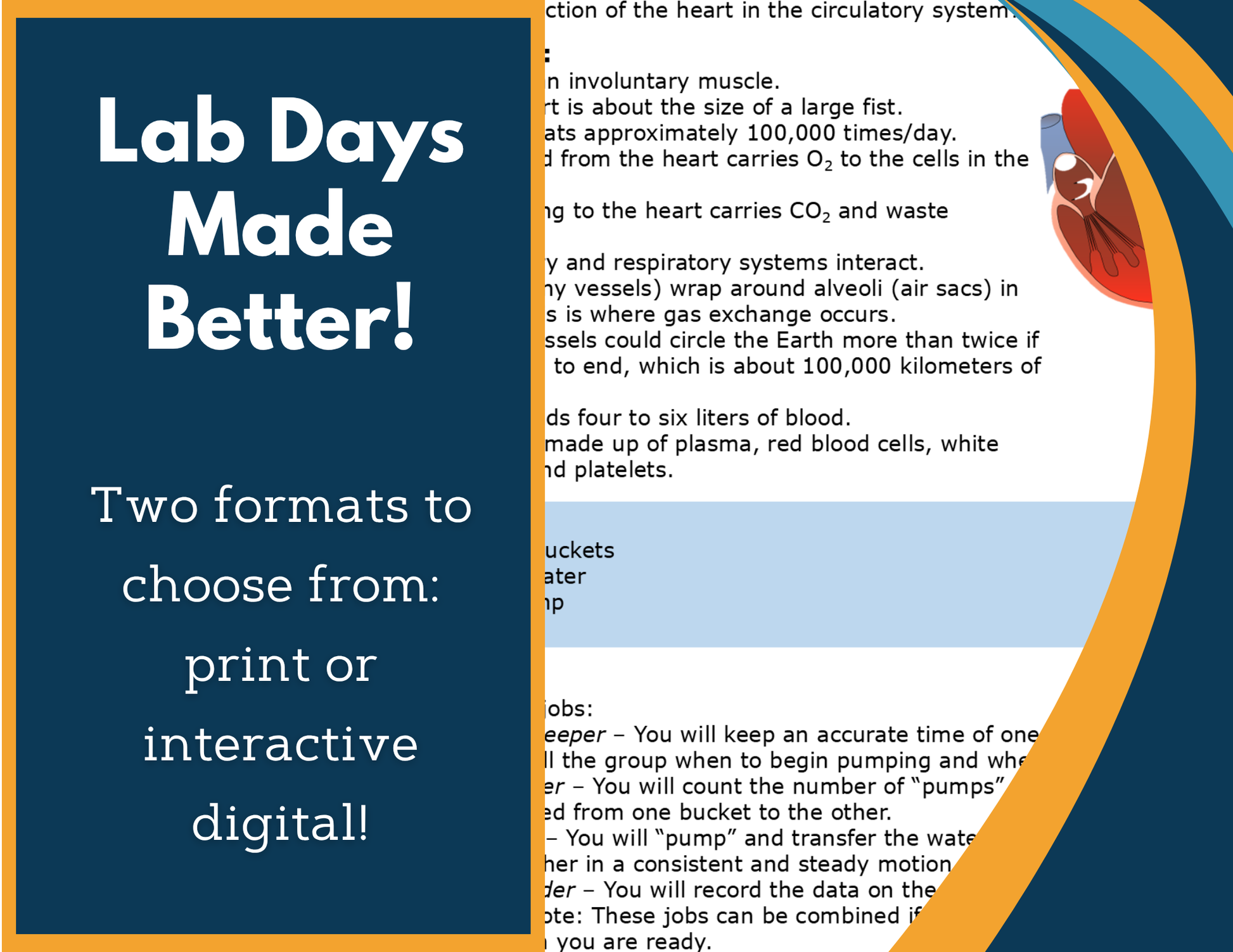 Circulatory System Digital Inquiry Lab - MS 6-8