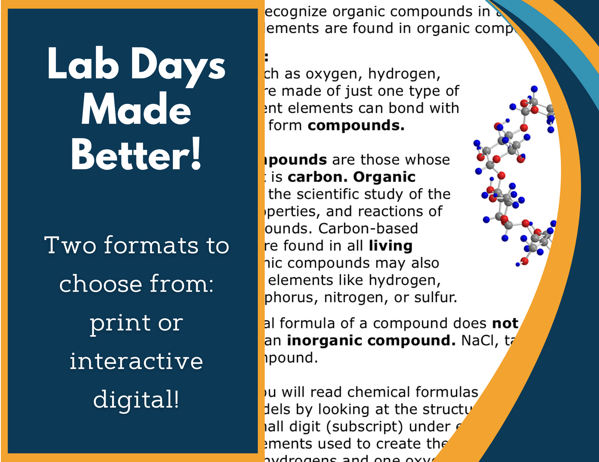 Organic Compounds Digital Inquiry Lab - MS 6-8