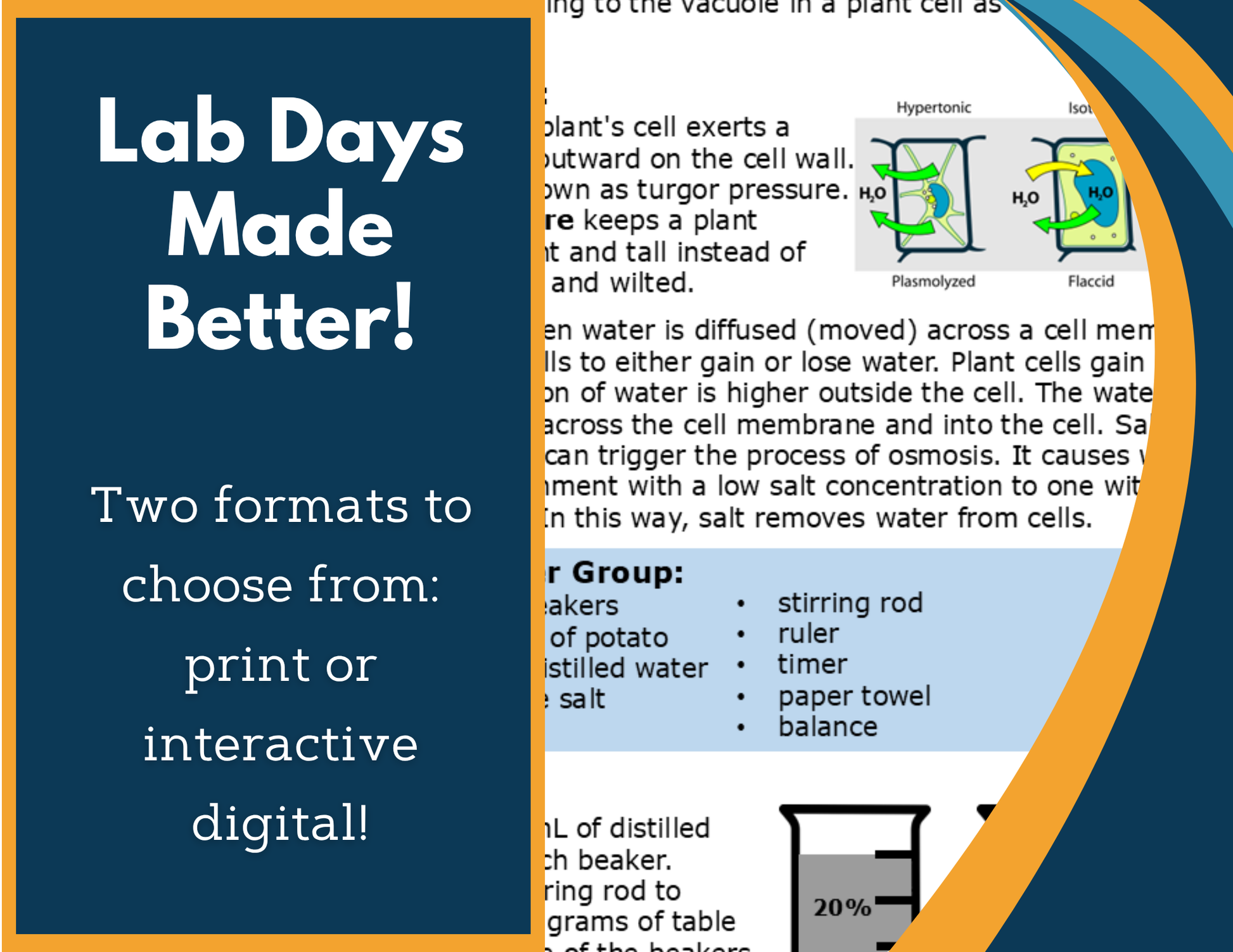 Tropisms & Turgor Pressure Digital Inquiry Lab - MS 6-8