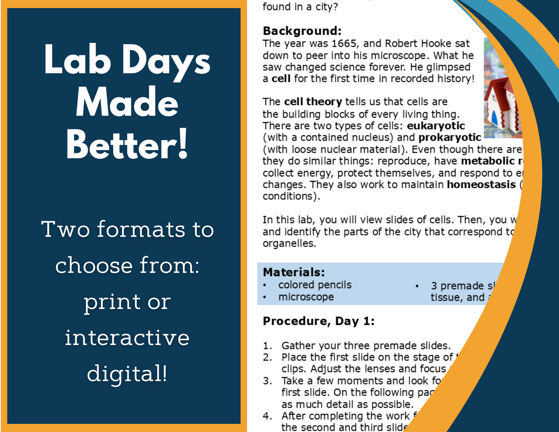 Cell Theory Digital Inquiry Lab - NGSS MS LS1-1