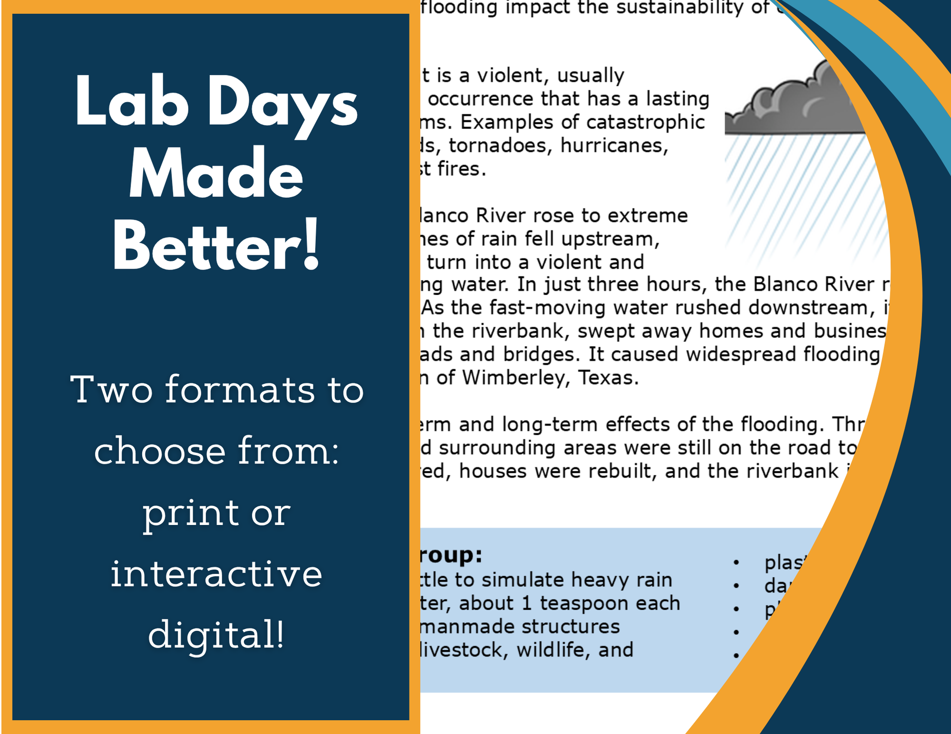 Catastrophic Events Digital Inquiry Lab - MS 6-8