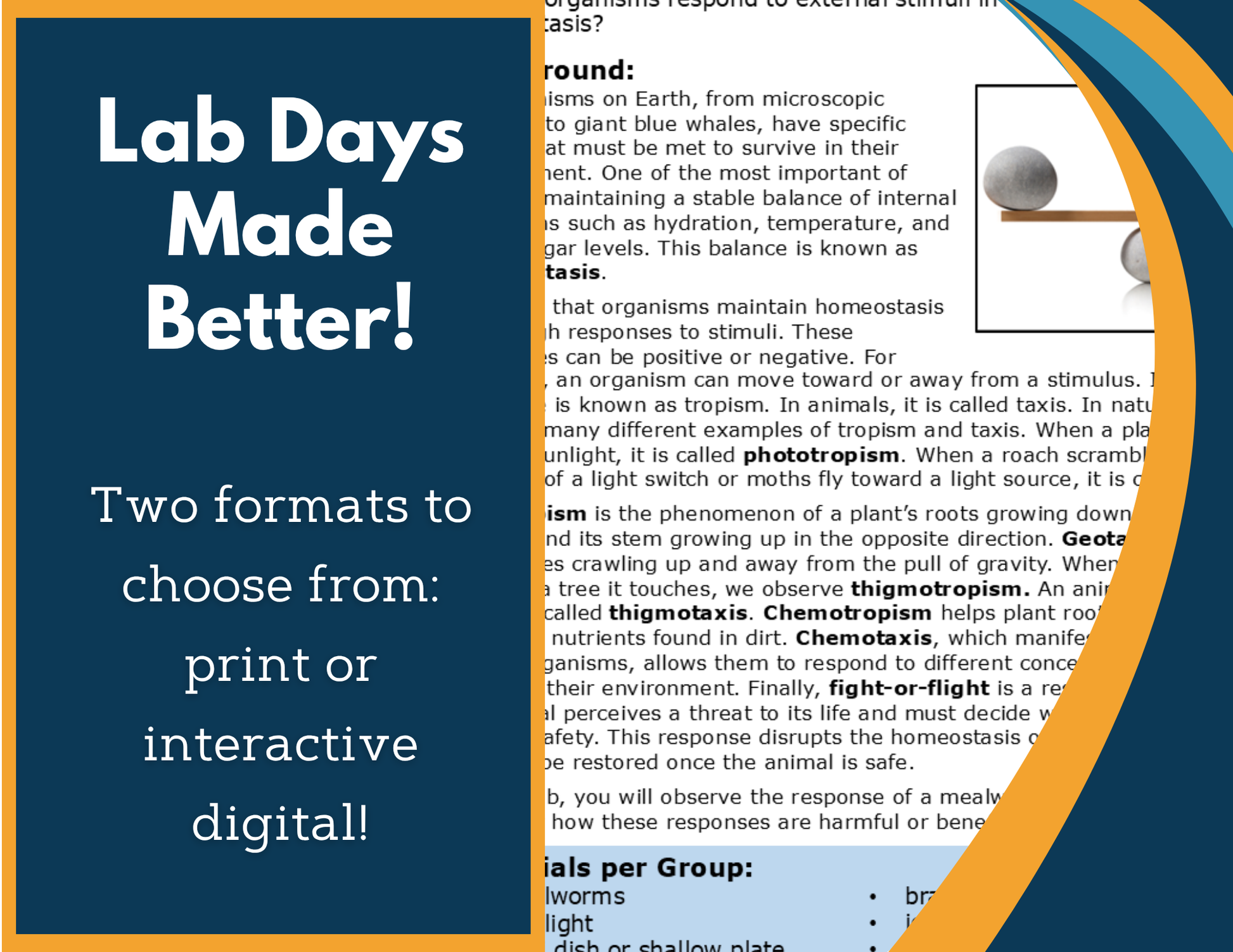 Responding to External Stimuli Digital Inquiry Lab - MS 6-8