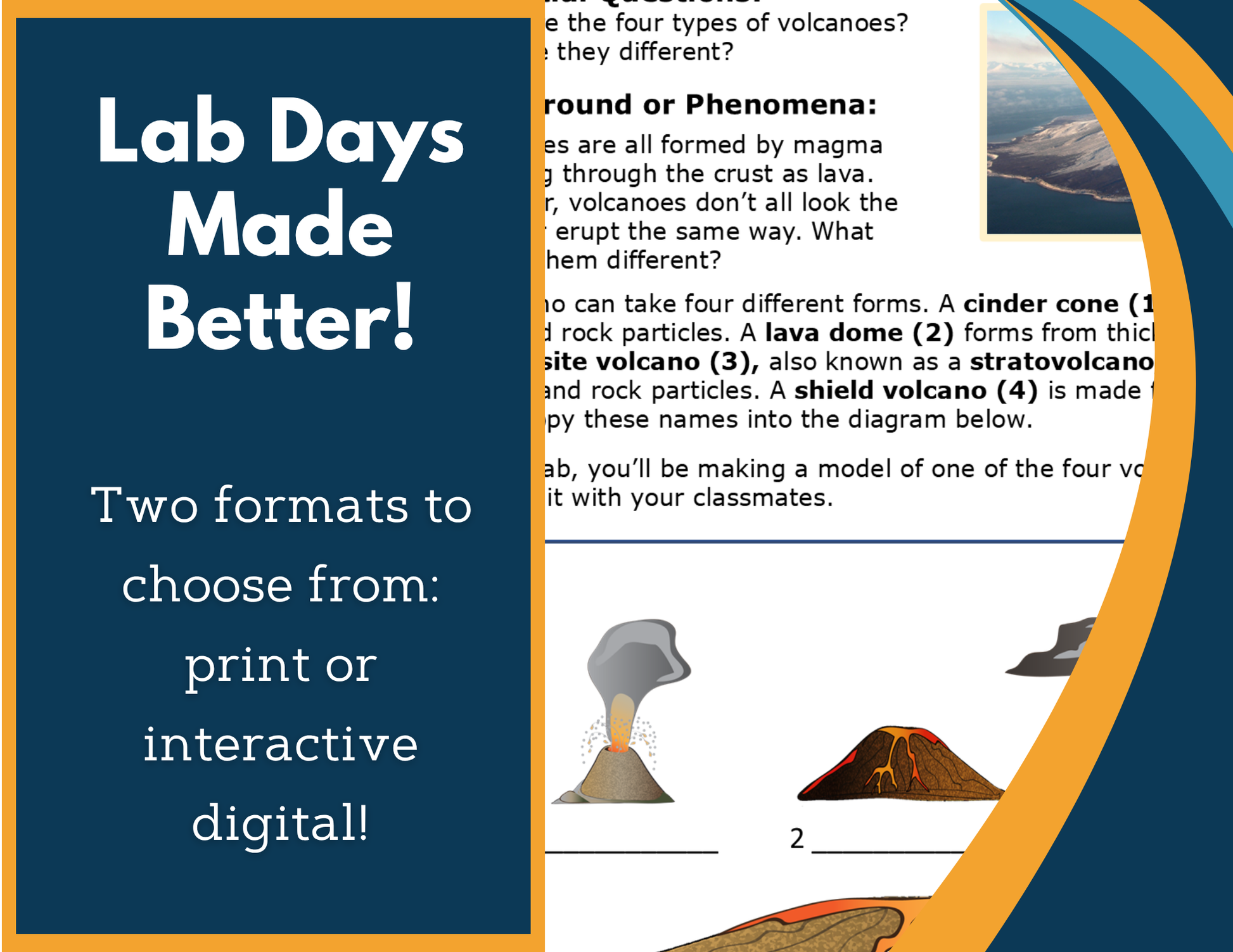 Volcanoes Digital Inquiry Lab - MS 6-8