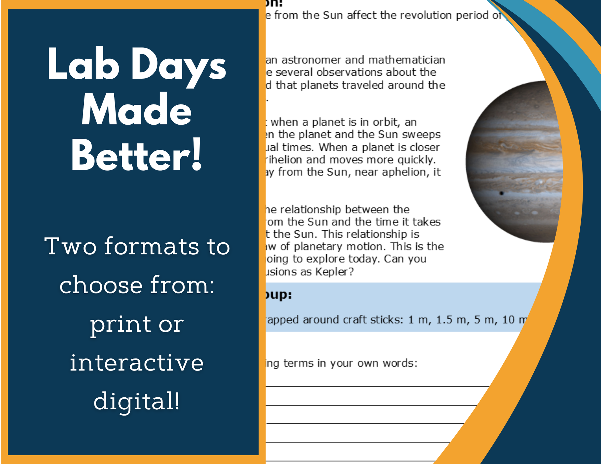 Objects in Space Digital Inquiry Lab - MS 6-8