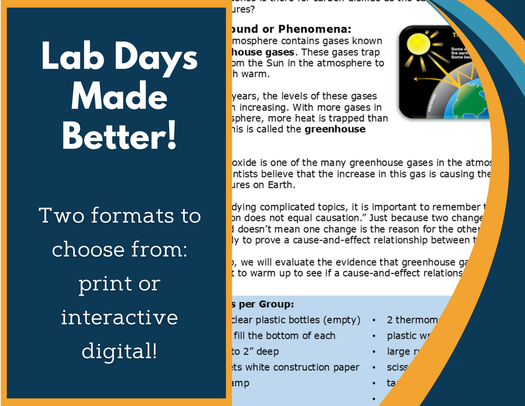 Changing Global Temperatures Digital Inquiry Lab - NGSS MS ESS3-5