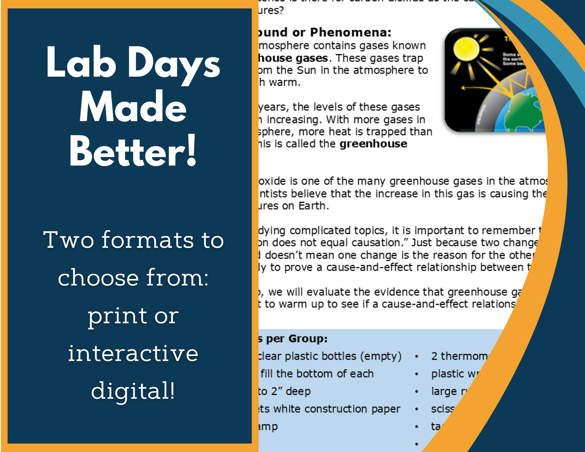 Changing Global Temperatures Digital Inquiry Lab - NGSS MS ESS3-5
