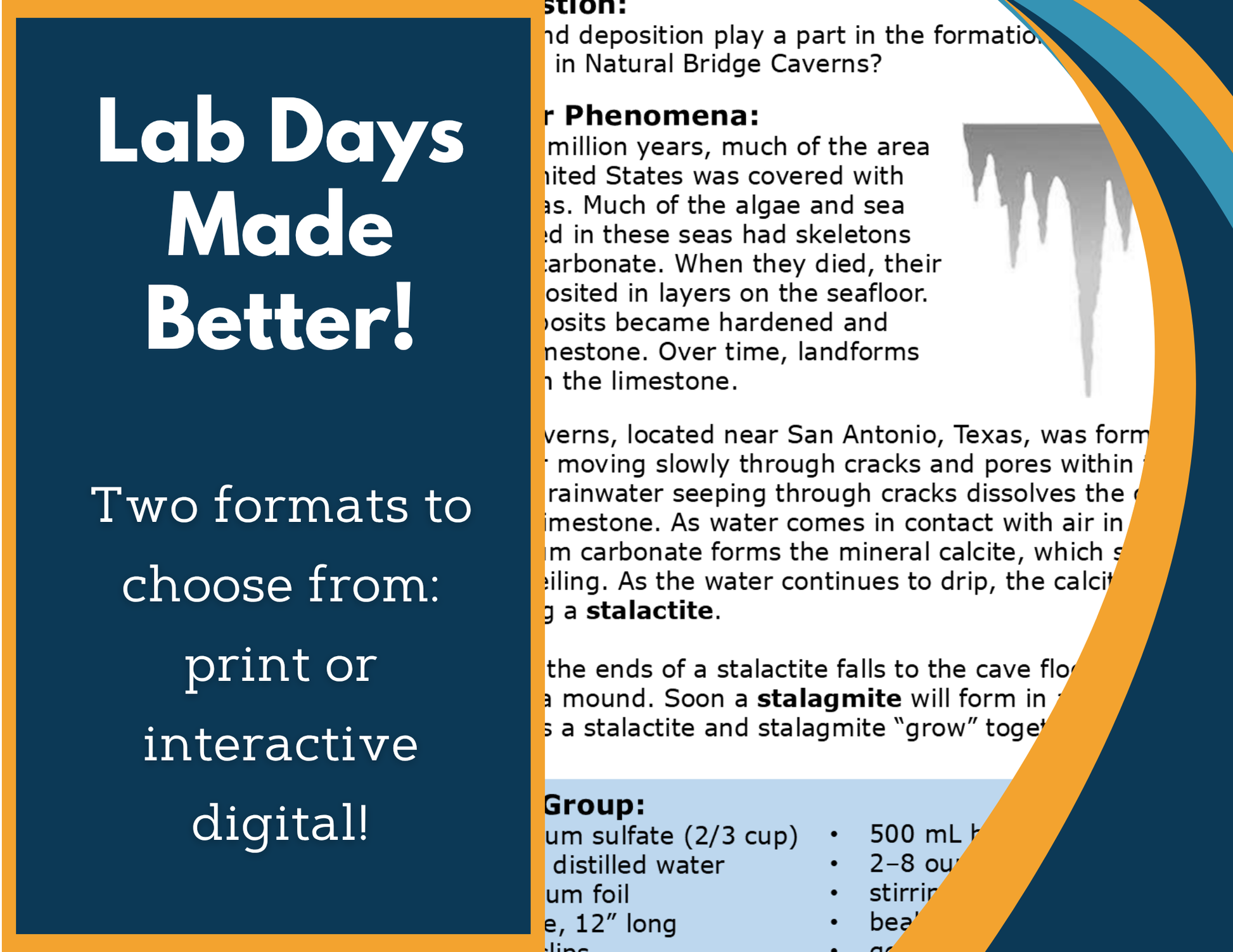 Weathering & Erosion Digital Inquiry Lab - MS 6-8