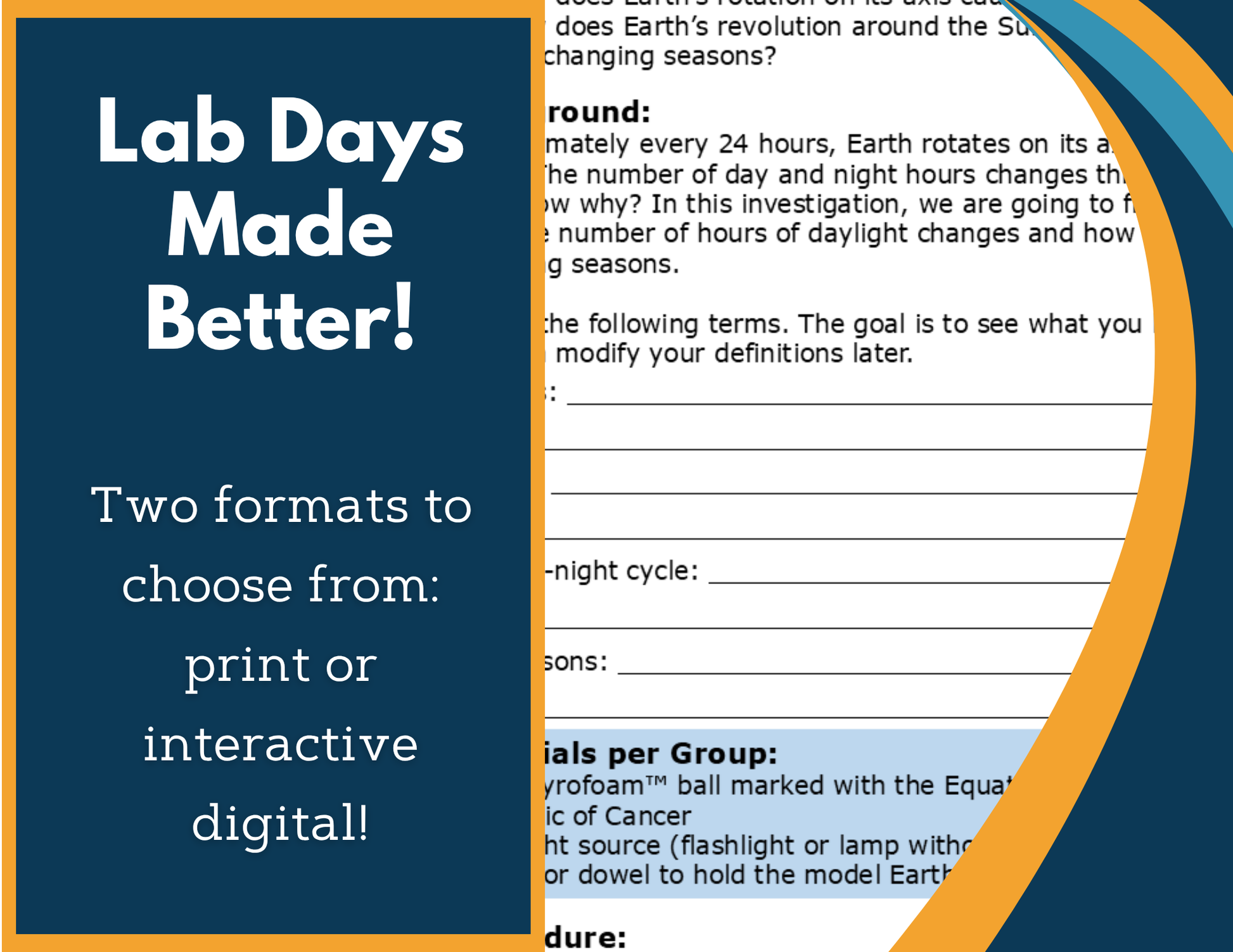 Seasons Digital Inquiry Lab - MS 6-8
