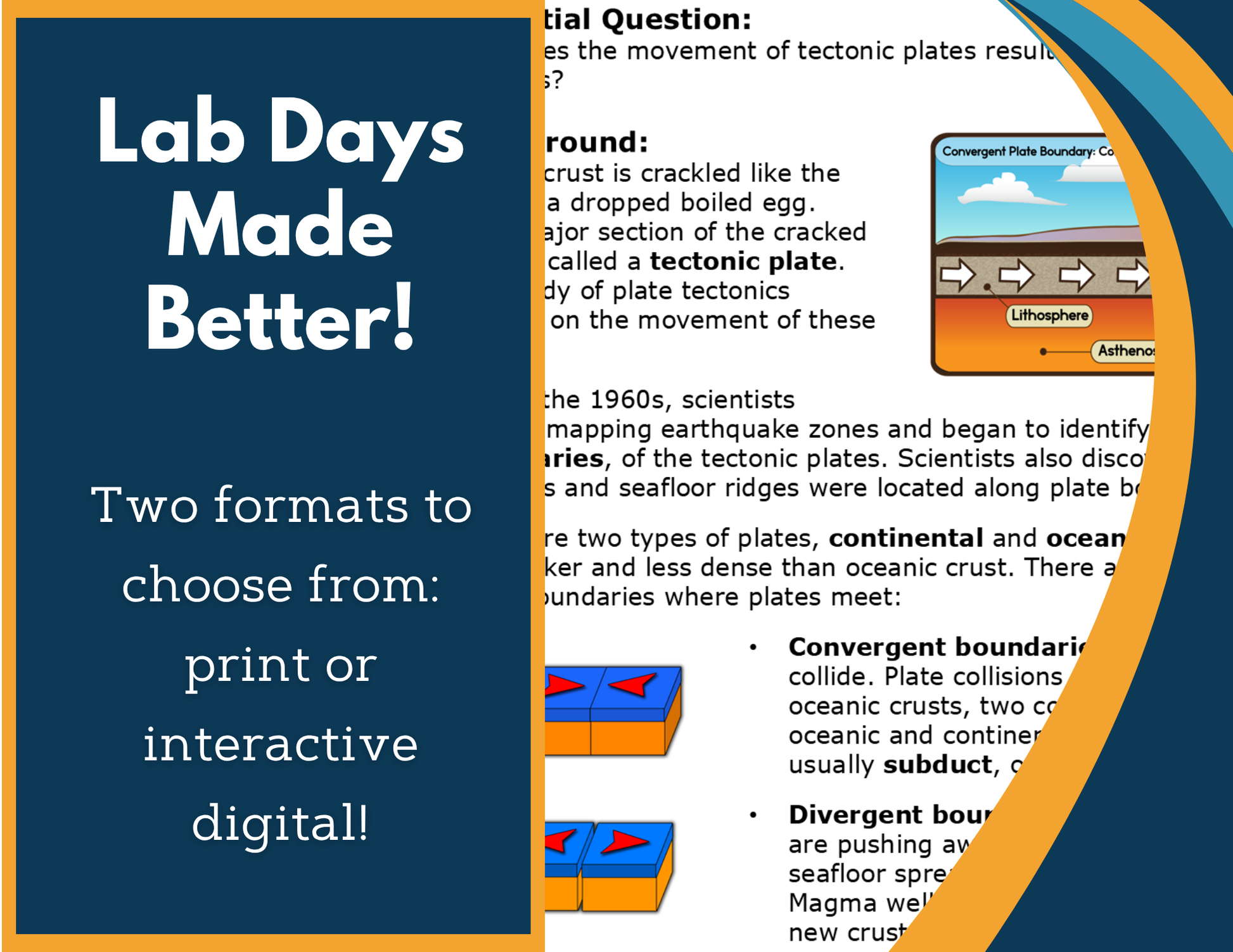 Formation of Crustal Features Digital Inquiry Lab - MS 6-8