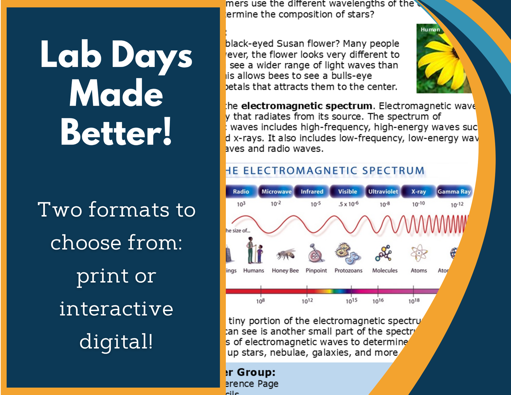 Electromagnetic Spectrum Digital Inquiry Lab - MS 6-8