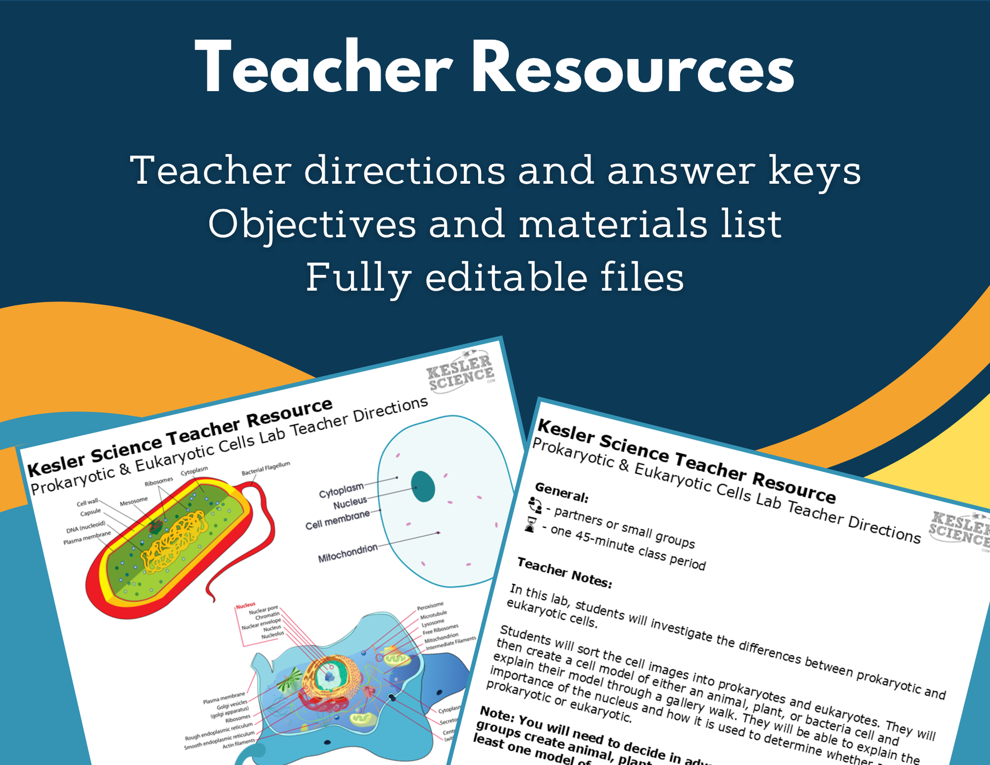 Prokaryotic & Eukaryotic Cells Digital Inquiry Lab - MS 6-8