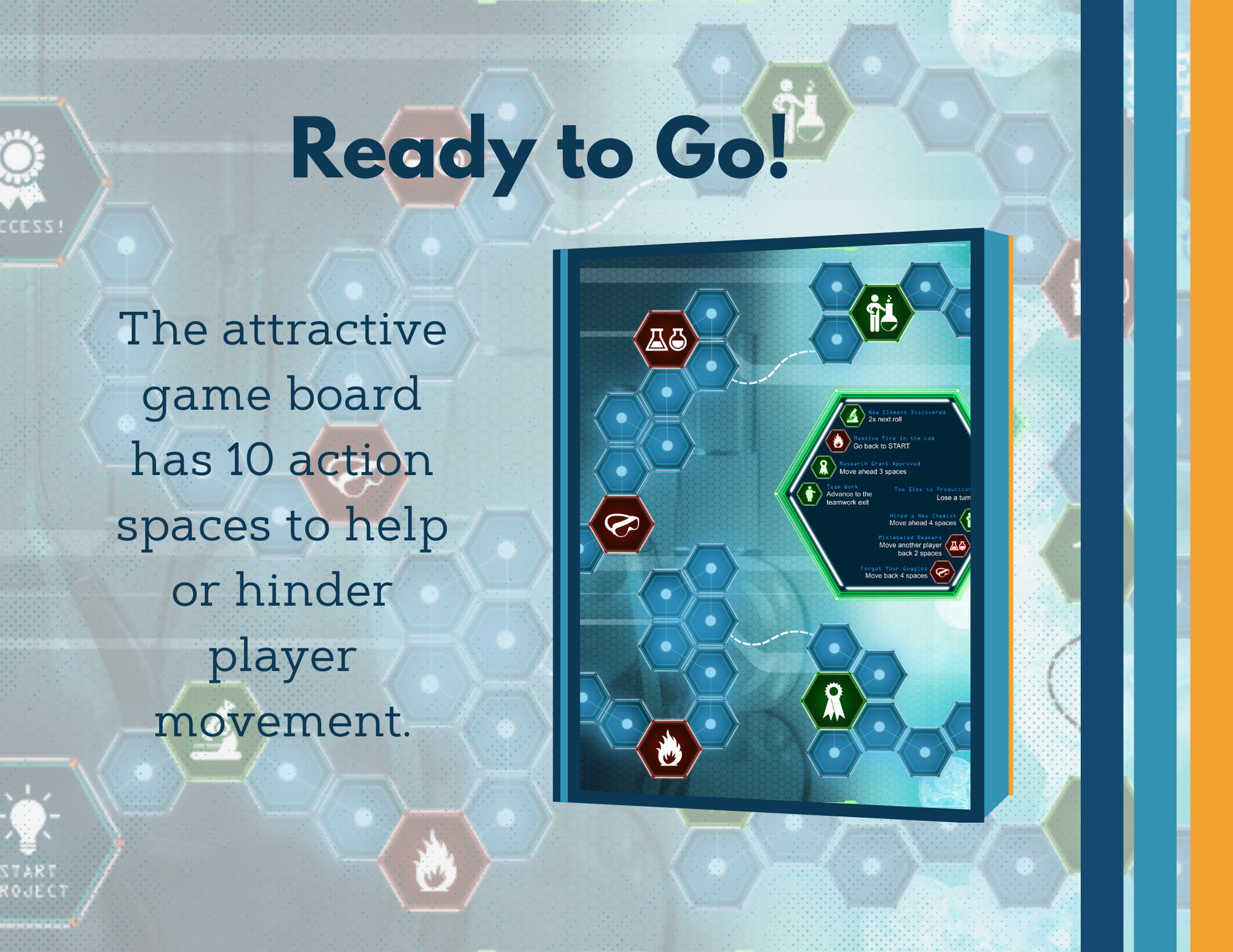 Chemistry-themed Board Game & Cards with Differentiated Card Sets - MS 6-8