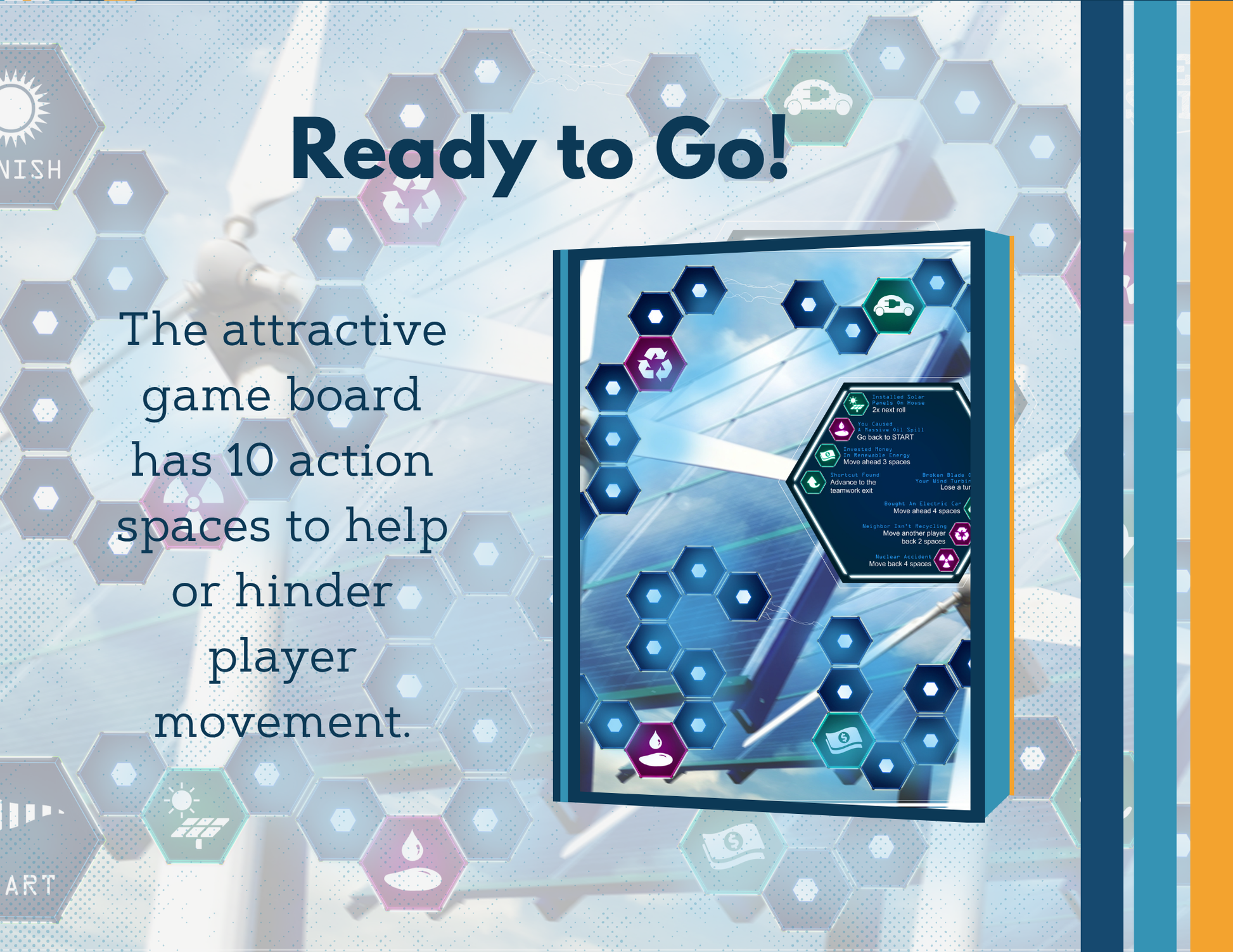 Energy-themed Game Board - Editable Cards