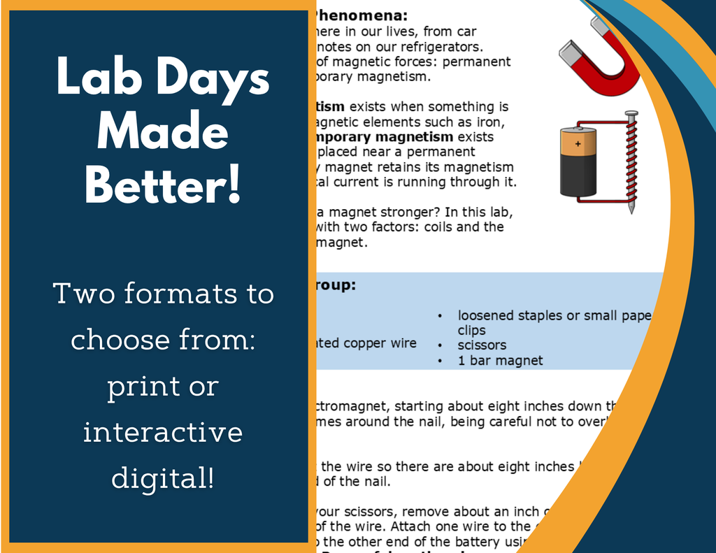 Electric & Magnetic Force Strength Digital Inquiry Lab - NGSS MS PS2-3