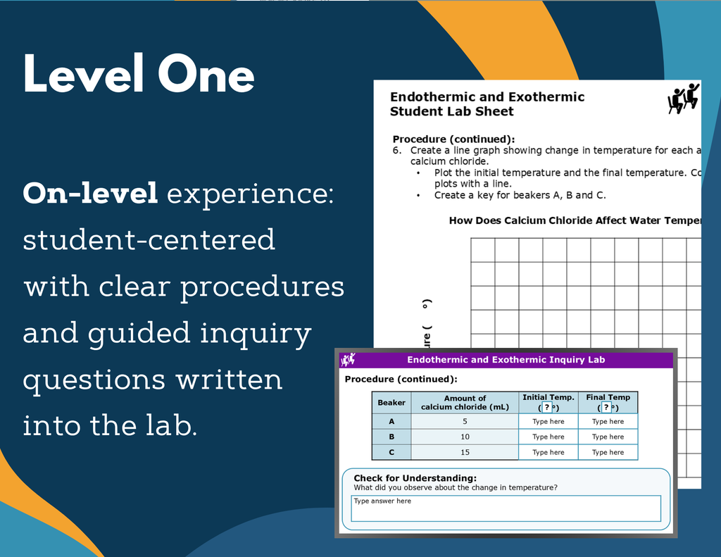 Endothermic & Exothermic Digital Inquiry Lab - NGSS MS PS1-6