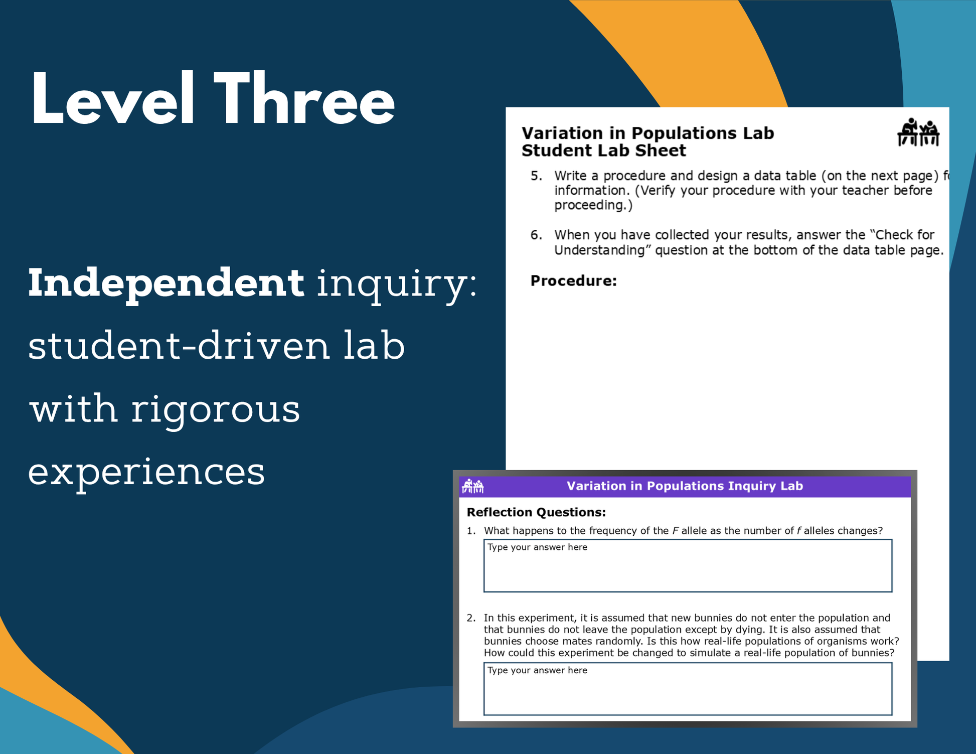 Variation in Populations Digital Inquiry Lab - NGSS MS LS1-5; 4-6