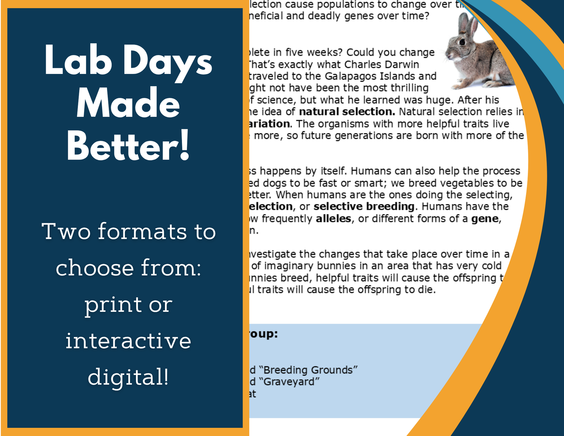 Variation in Populations Digital Inquiry Lab - NGSS MS LS1-5; 4-6