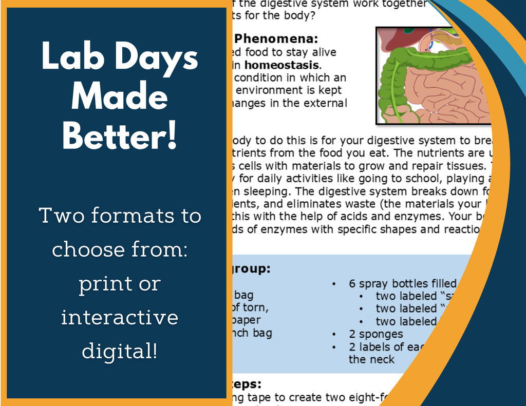 Digestive System Digital Inquiry Lab - MS 6-8
