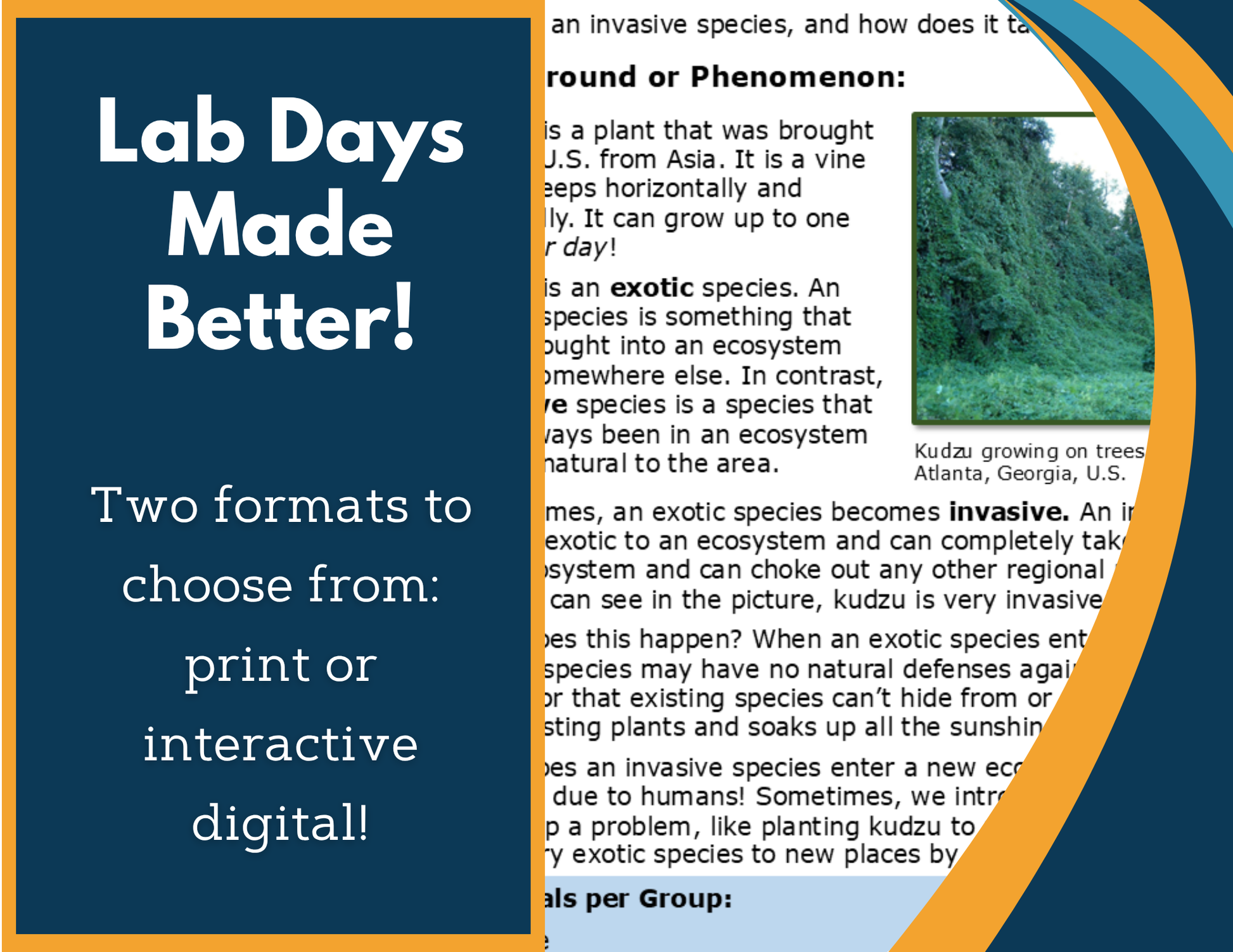 Invasive Species Digital Inquiry Lab - MS 6-8