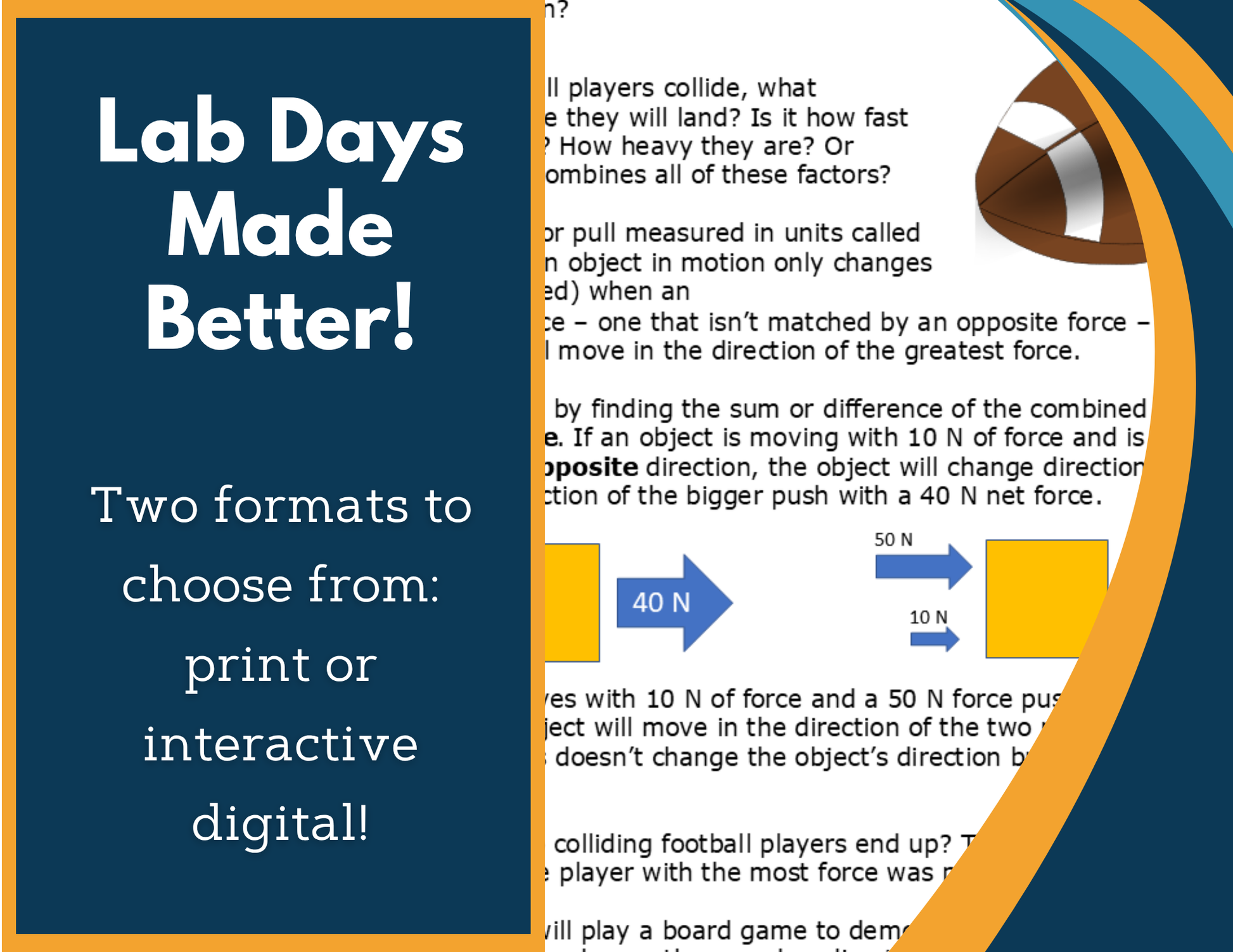 Net Force Digital Inquiry Lab - MS 6-8