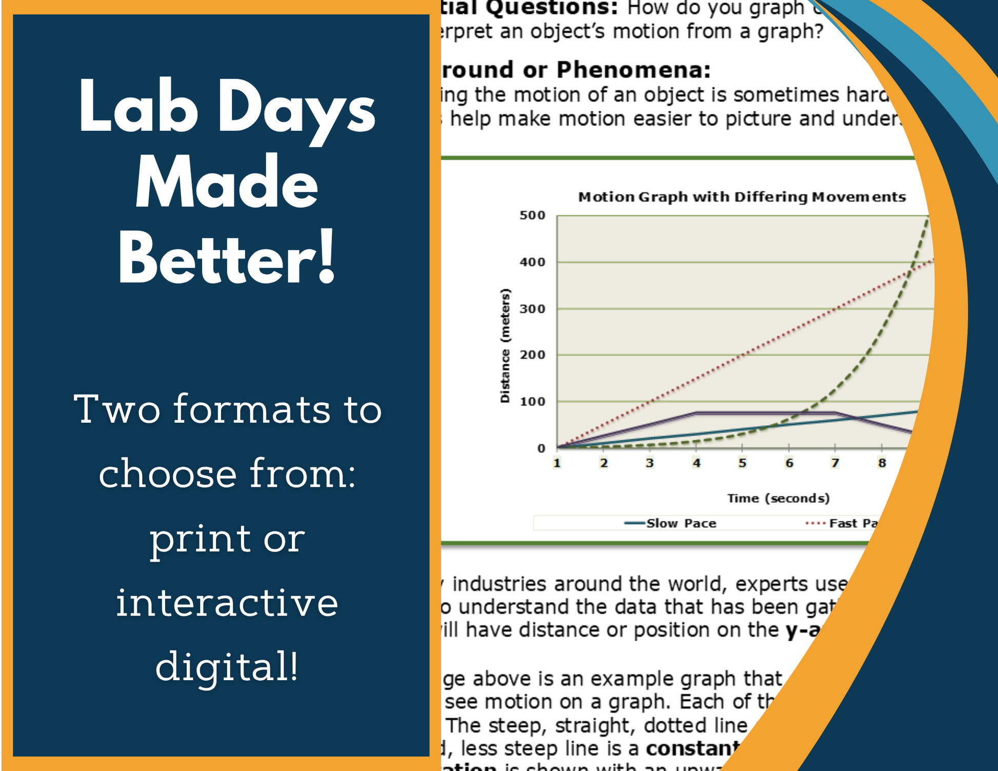 Motion Graphing Digital Inquiry Lab - MS 6-8
