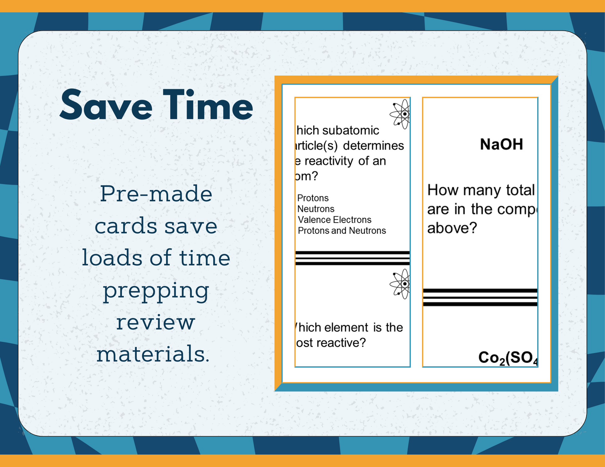 Chemistry-themed Board Game & Cards with Differentiated Card Sets - MS 6-8