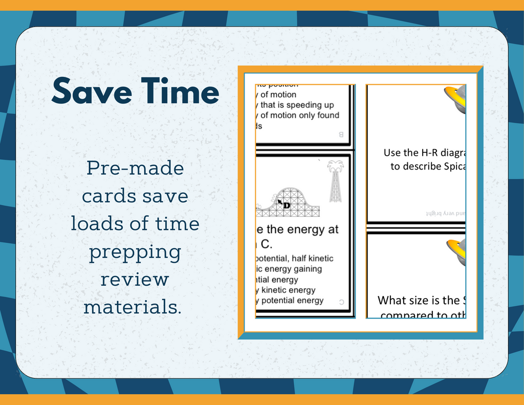 Game Board Cards Supplement with 140 Cards for Each Game - MS 6-8
