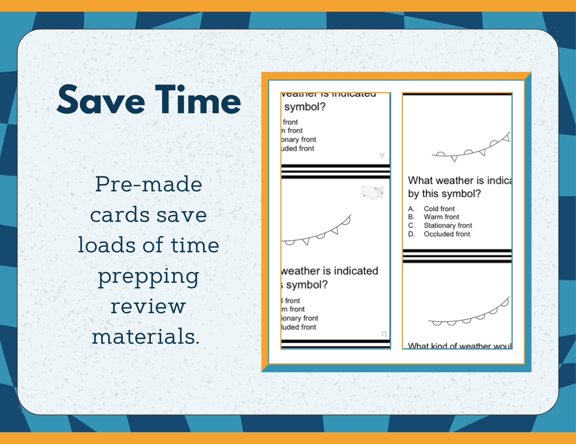 Weather-themed Board Game & Cards with Differentiated Card Sets - MS 6-8