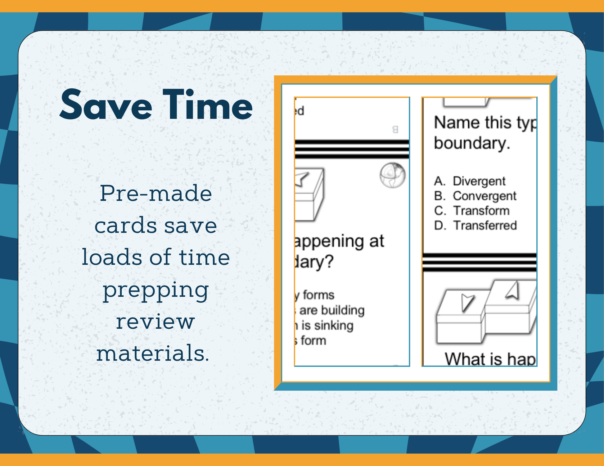 Earth Science-themed Board Game & Cards with Differentiated Card Sets - MS 6-8
