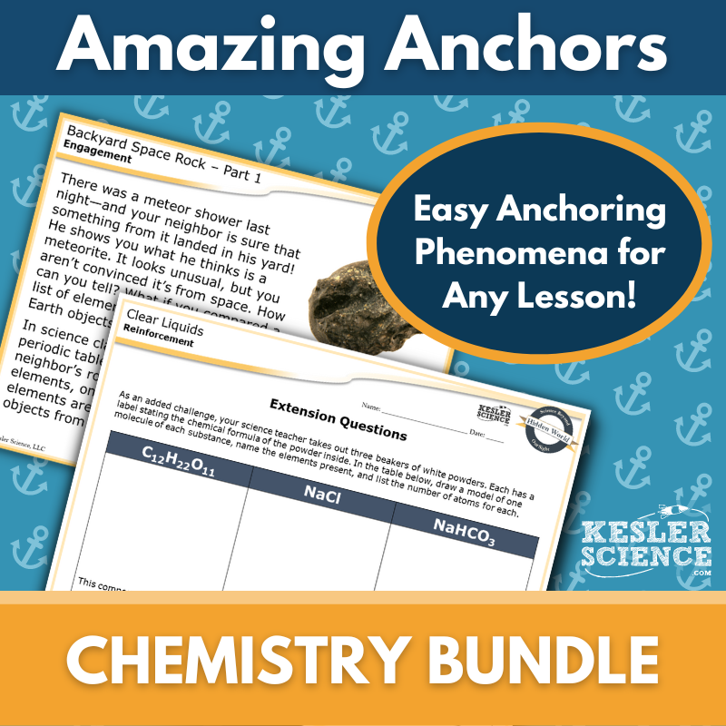 Amazing Anchors: Chemistry Bundle - MS 6-8