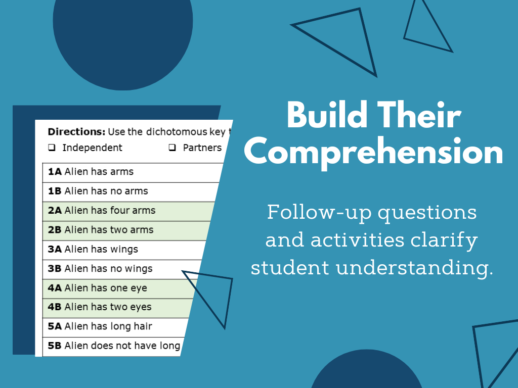 MS 6th 7th 8th - Dichotomous Keys - Sub Plans