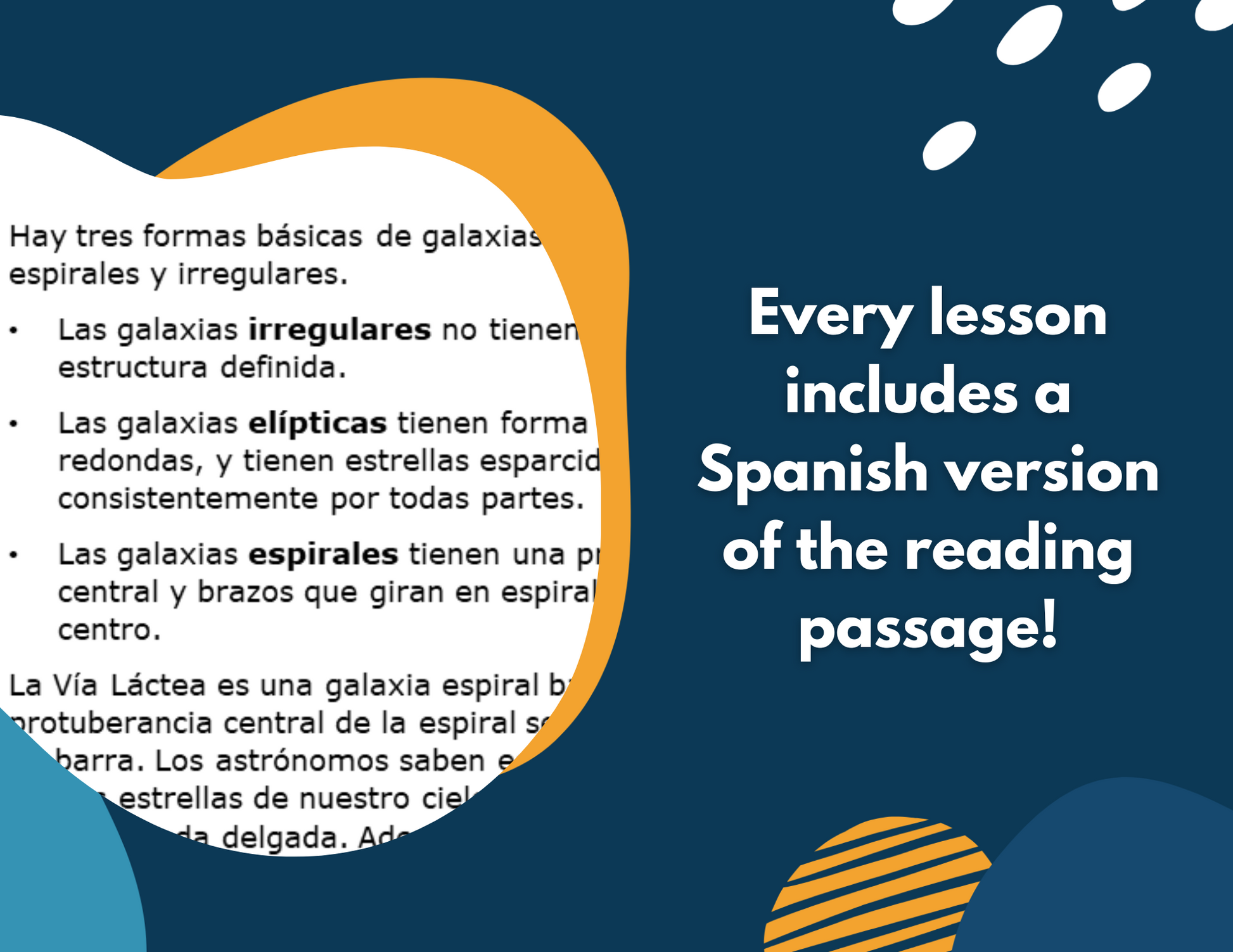 Galaxies & Light Years Complete Lesson Plan - MS