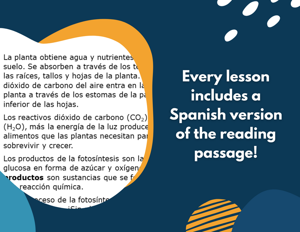 Photosynthesis Complete Lesson Plan - MS