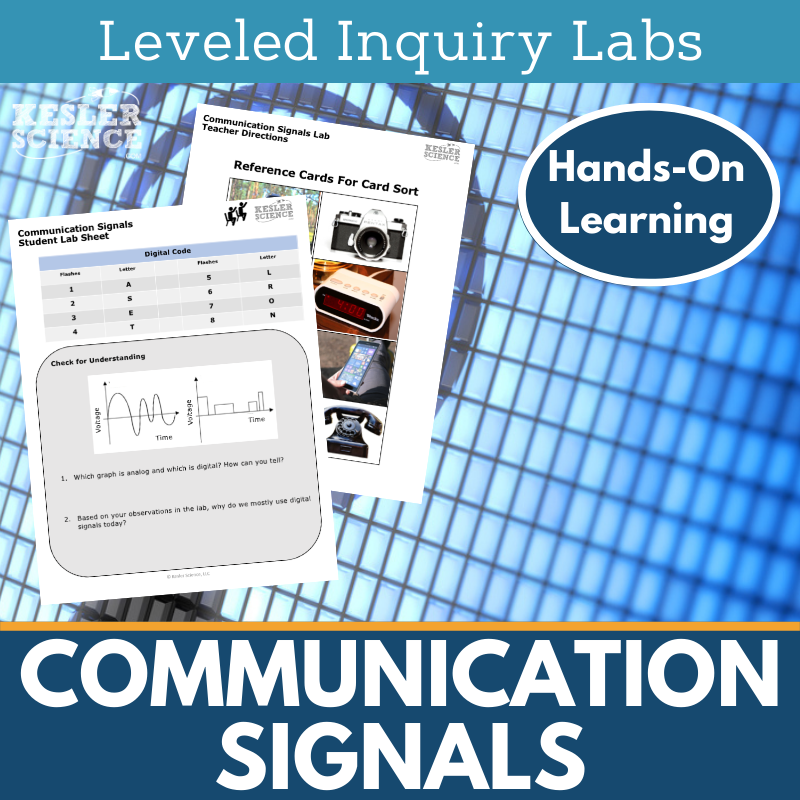 Digital vs. Analog Signals Inquiry Lab - NGSS MS PS4-3