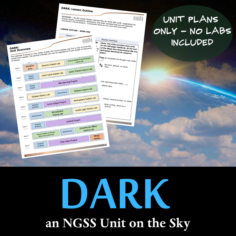 Explories: DARK - an NGSS Unit on the Sky (Core Materials Only) - Grades 6-8