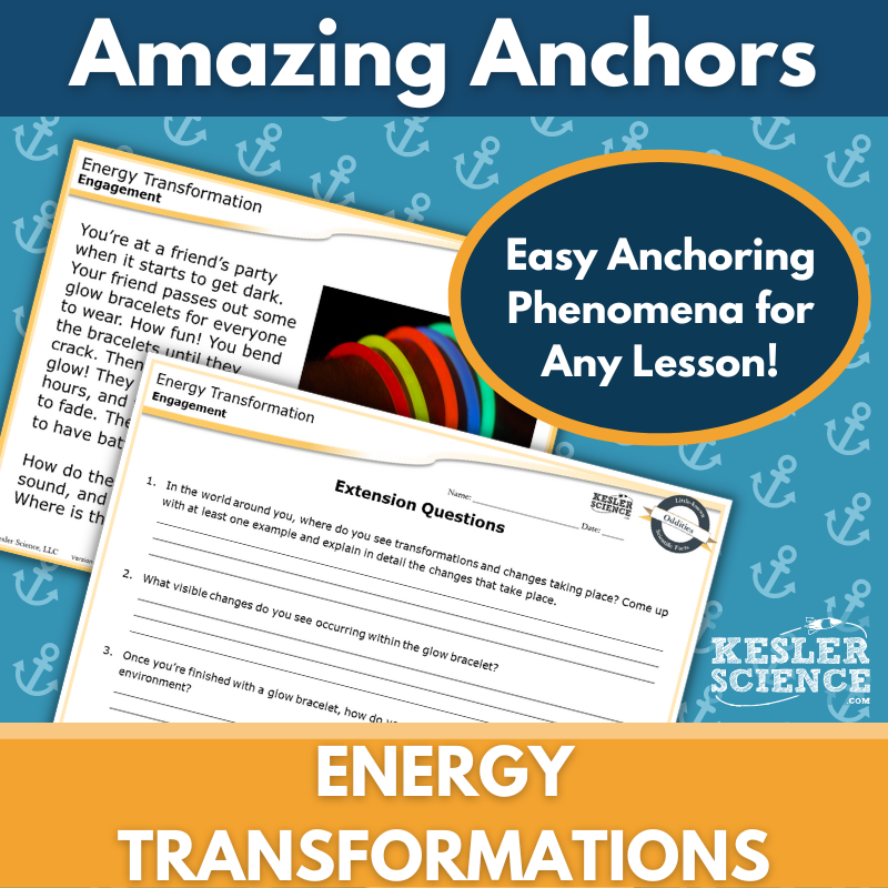 Amazing Anchors Energy Transformations - MS 6-8