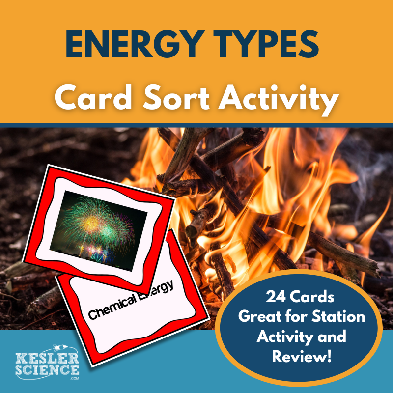 Energy Types Card Sort or Lab Station Activity