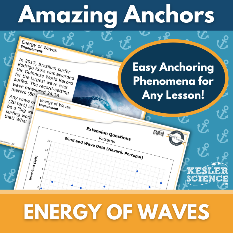 Amazing Anchors Waves & Energy - NGSS MS PS4-1