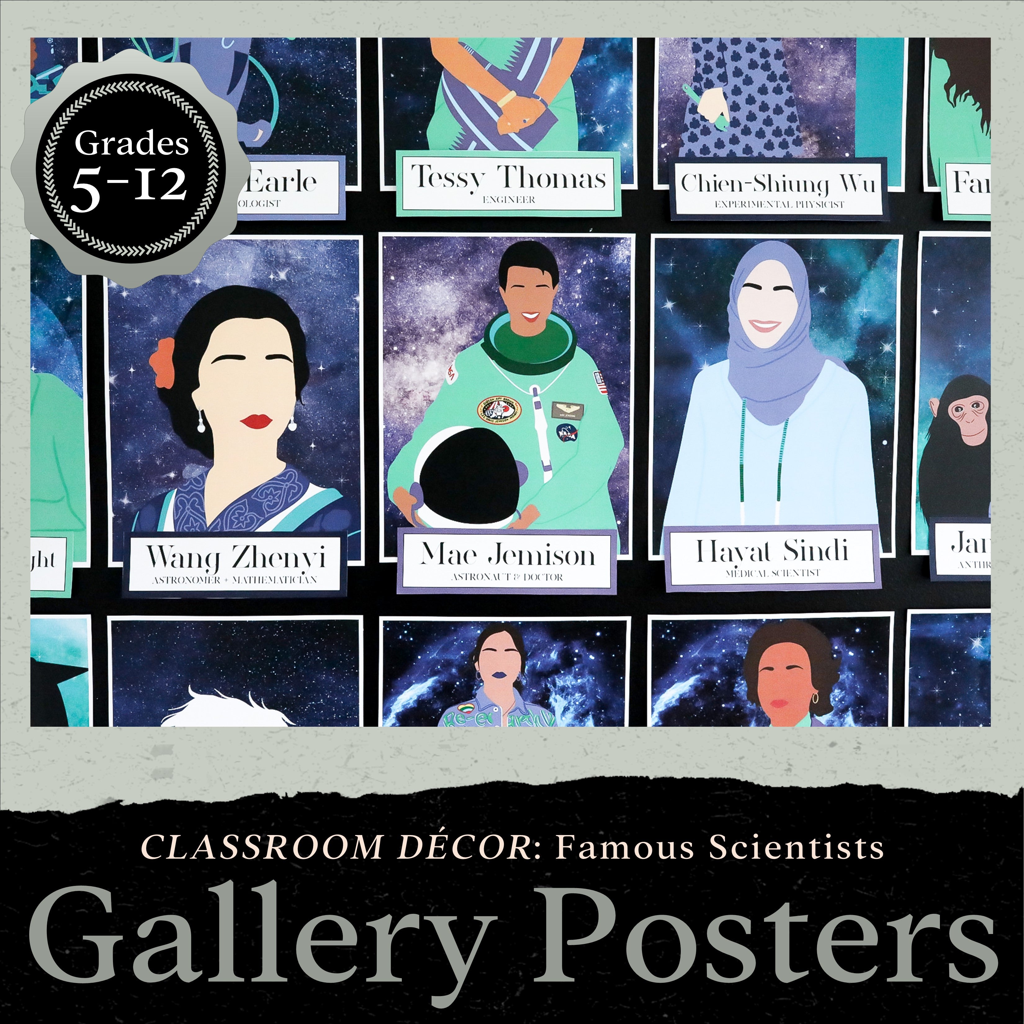 Famous Scientists & Science Career Posters