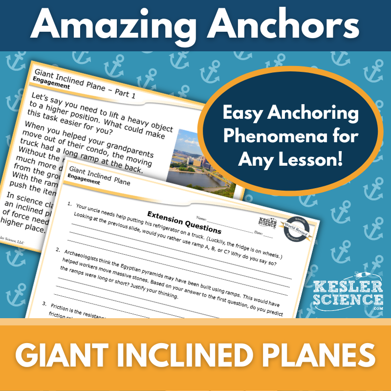 Amazing Anchors Simple Machines (Giant Inclined Plane), MS 6-8