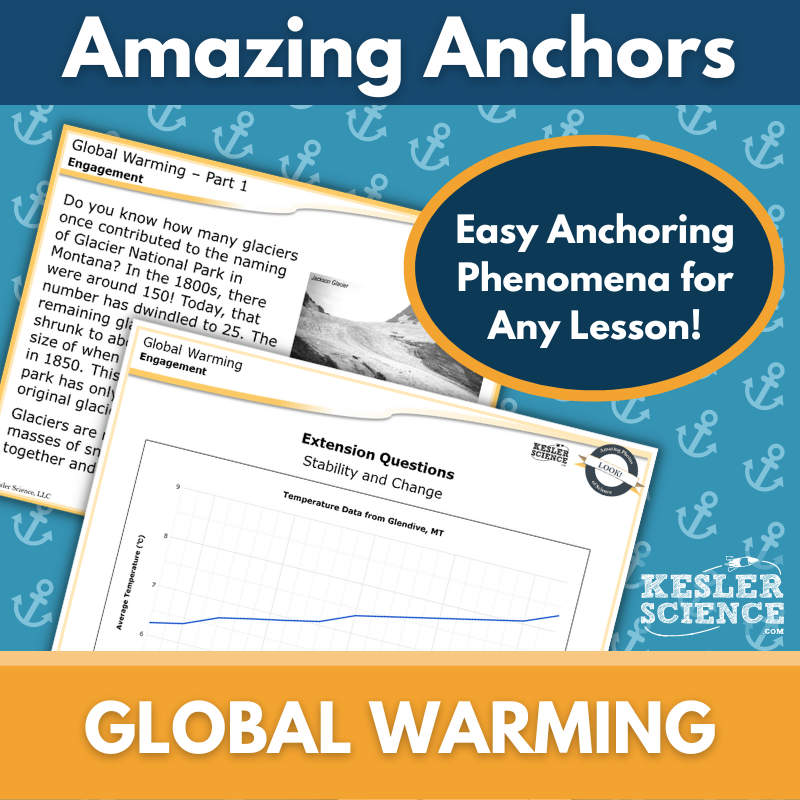 Amazing Anchors Changing Global Temperatures (Global Warming) - NGSS MS ESS3-5