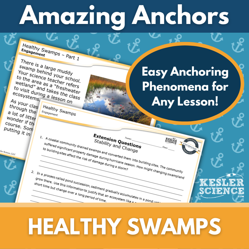 Amazing Anchors Biodiversity (Healthy Swamps) - NGSS MS LS2-5
